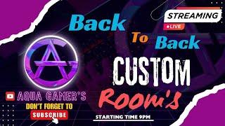  Custom Room's Is Start - AQUA GAMER'S Is Live | Bgmi Gameplay | Live Gameplay 8/12/24