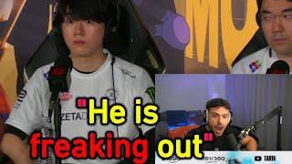 Zeta LAZ REACTION when he finds out 75k people WATCHING him || ZETA vs FNATIC || Tarik Reaction