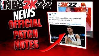 NBA 2K22 NEWS - PATCH 1.5 & 1.4 OFFICIAL PATCH NOTES, LAG-OUTS, ERROR CODES & MYCAREER FIXED? & MORE