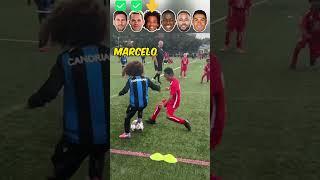 Messi VS Neuer VS Marcelo VS Vini JR VS Neymar VS Ronaldo Kids Skills Challenge