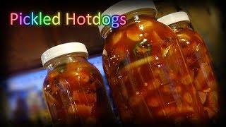 Bar Snacks:  Pickled Hot Dogs
