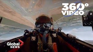 360° Video: Take flight in Korean War-era jet with 3rd-generation pilot