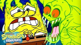 SpongeBob’s SCARIEST Moments Ever!  | 60 Minute Compilation | @SpongeBobOfficial