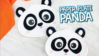 Paper Plate Panda Craft For Kids