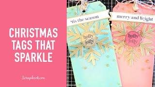 Create Christmas Tags That Sparkle! | Scrapbook.com