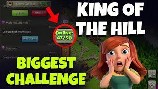 Unexpected Challenge with Top Players KING OF THE HILL MODE  Part 2 | Clash Of Clans