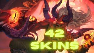 42 Limited Skins (not available anymore) - Paladins