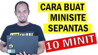 Bagaimana Untuk Buat Landing Page / Minisite