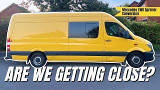 Van Build: Ticking off MAJOR milestones! | Mercedes Sprinter Conversion