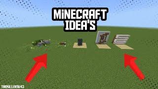 Minecraft:5 building idea's!!