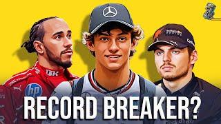 What Records will Kimi Antonelli Break in 2025? (hint: Verstappen & Hamilton's!)