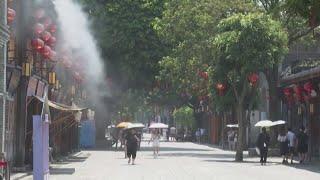 Красный уровень опасности из-за жары ввели на территории Китая