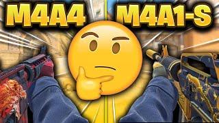 Counter Strike 2: M4A4 VS M4A1-S | Which should you use in 2024?