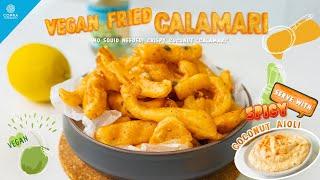 Summer Recipes: Vegan Fried Calamari and Spicy Coconut Aioli  #TasteTheDifference