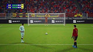 PES 2022 | SPAIN vs PORTUGAL | Penalty Shootout | Ronaldo vs Spain | eFootball 2022 Gameplay PC