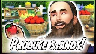 FUNCTIONAL FARMERS' MARKET MOD! | The Sims 4 (by Brazen Lotus)