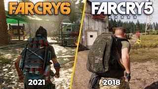 Far Cry 6 vs Far Cry 5 | Details & Physics Comparison