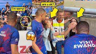  Kylian Mbappé Hit a Fan Girl in the Face during Warmups for PSG vs Strasbourg