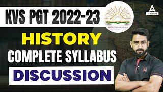 KVS PGT Syllabus 2022-23 | KVS PGT History Syllabus 2022-23