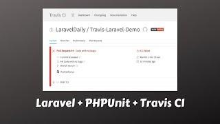 Live-Demo: Laravel + PHPUnit + Travis CI