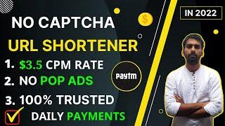 Without Captcha Best URL Shortener 2022 | 100% Trusted | highest paying url shortener | no captcha
