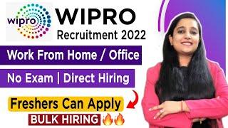 Wipro Recruitment 2022 | Work From Home Jobs | Wipro Jobs For Freshers 2022 | Mnc Jobs For Freshers