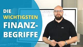 Die wichtigsten Finanzbegriffe