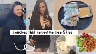 3 HIGH-FIBER lunches that helped me lose 57LBS ️