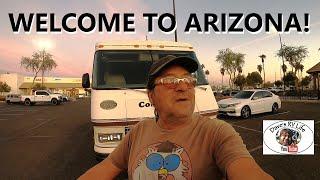 Quick Travel Update - Welcome To Arizona - Winter RV Traveling Across America