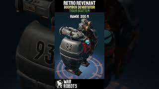 Retro Revenant | Boombox devastator | Tiger Scatter | Range 800 m | War Robots | WR | HGR GAMING |