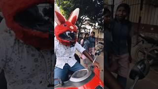 her reaction | mr_red_bunny  | #chikagoka #bunnyhelmet