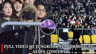 9 Minutes Ago! Full Video of Jungkook Performing at Aespa Concert Makes Fans Excited