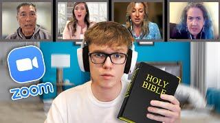 Reading The BIBLE In ATHEIST Zoom Class!