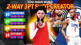 NEW "2-WAY 3PT SHOT CREATOR" BUILD is the BEST BUILD in NBA 2K24! UNSTOPPABLE 6'6 GUARD BUILD!