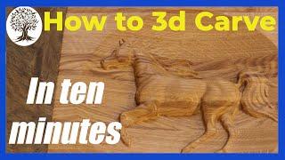 Easy 3d carving with VCarve Pro - can it really be that simple?