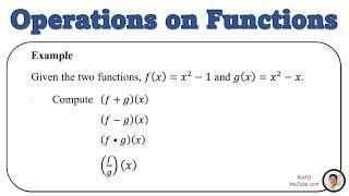 Grade 11 | Operations on Functions | General Mathematics