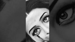 Queen of beauty (Aishwarya Rai Bacchan) #art #charcoalart #youtubeshorts