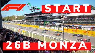 Monza 2022 F1 Italian Grand Prix - Start at grandstand 26B