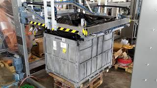 Bag welder for goodpack crates - rubber bale industry