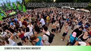 Magic movements of Summer Fastival Gardaland 2024 4k 60fps