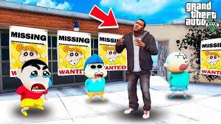 Franklin & Shin Chan Trying to Find Lost Himawari in Gta 5 | Himawari Missing in Gta 5