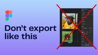 Figma problem with sizes when exporting jpg or png | Figma Short Tips