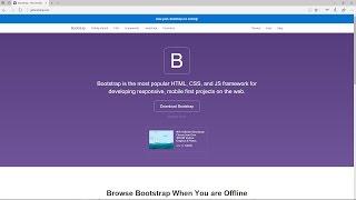 Browse Bootstrap Offline When You have No Internet Connection