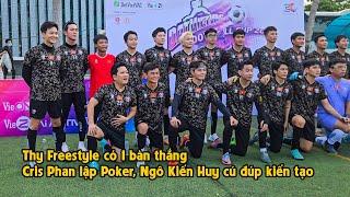 THY FREESTYLE đá bóng với AE 2 NGÀY 1 ĐÊM đó là CRIS PHAN, NGÔ KIẾN HUY, HIẾU THỨ HAI & TRƯỜNG GIANG