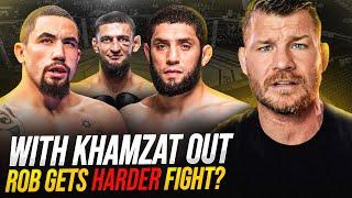 BISPING: With Khamzat OUT, Robert Whittaker has TOUGHER FIGHT vs Ikram Aliskerov? | UFC Saudi Arabia