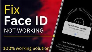 FIX face id not available try again later || Face id not working iphone x