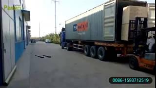 Zhengzhou Pasen Machinery Company container loading video From Sally 0086-15937125109