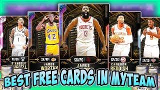 NBA2K20 - BEST FREE CARDS TO GET IN MYTEAM!!! IMPROVE YOUR TEAM - NO MONEY SPENT CARDS TO GET!!