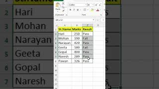 Nested IF   #Shorts @ComputerGyanGuruji  | excel tips and tricks