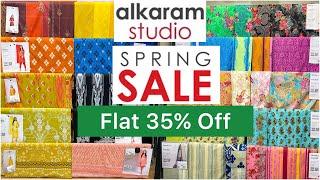 Alkaram Studio Flat 35% Off Sale || Spring Summer Sale 2022